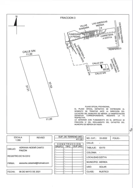 Terreno en venta en Dzitya, Mérida — foto 3 de 11