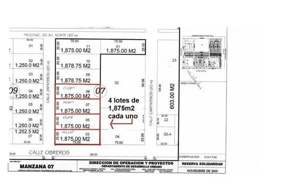 Terreno en venta en Playa del Carmen, Playa del Carmen — foto 3 de 5