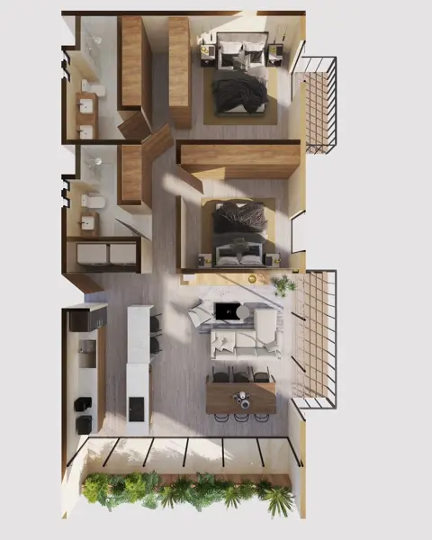 Departamento en venta en Temozon Norte, Mérida — foto 3 de 24