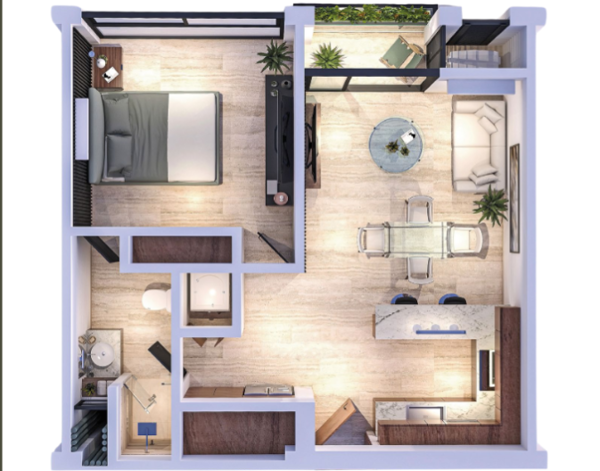 Departamento en venta en Cholul, Mérida — foto 2 de 14