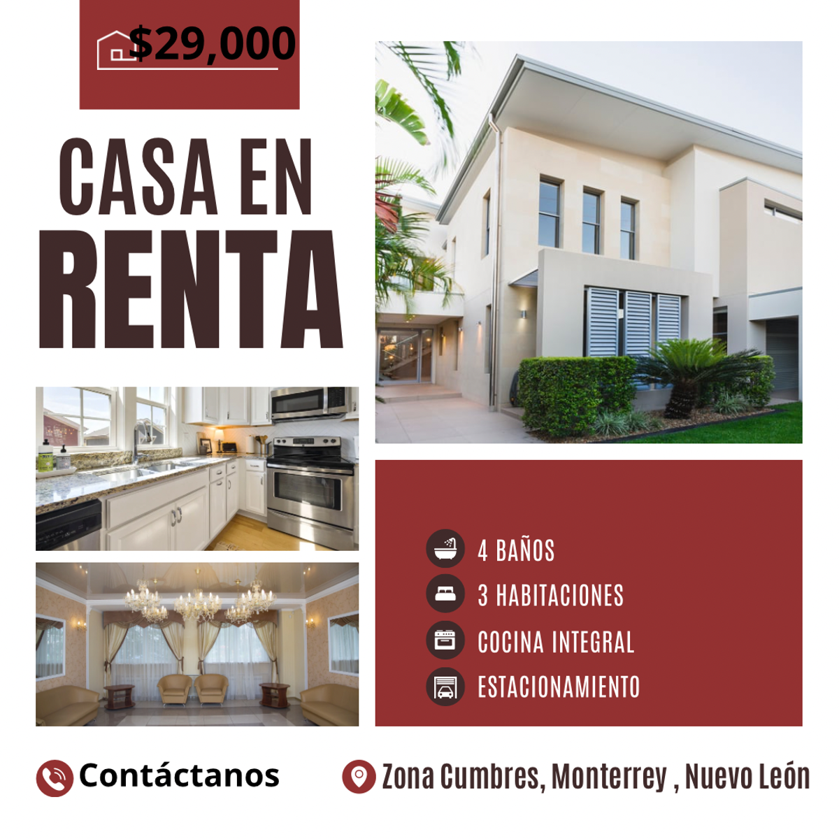 Casa en renta en Cumbres Elite, Monterrey