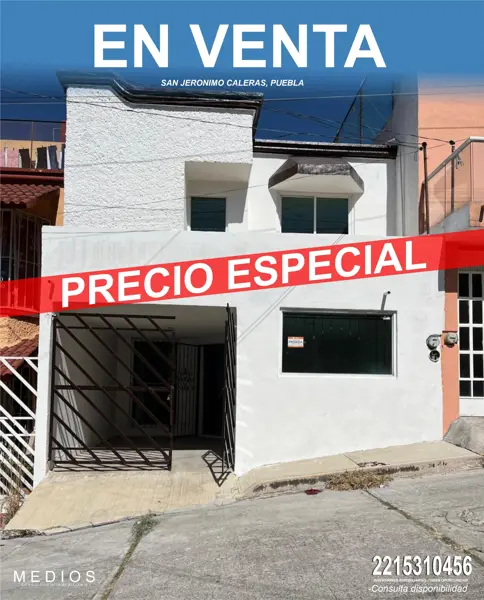 Casa Remodelada en el Jazmin, Puebla, a Solo 10min de Galerias Serdan, Aplican Creditos