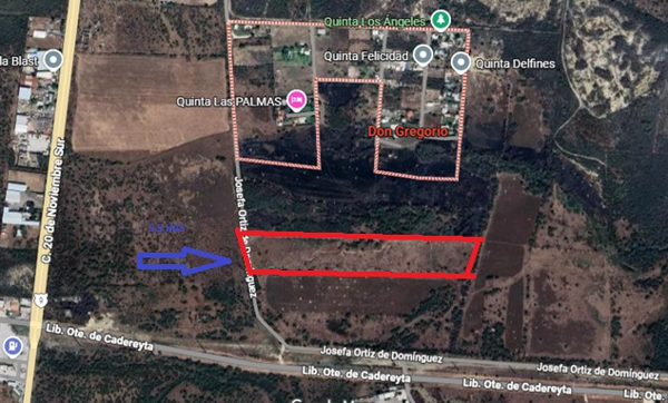 Terreno en venta en Las Palmas, Cadereyta Jiménez — foto 3 de 5
