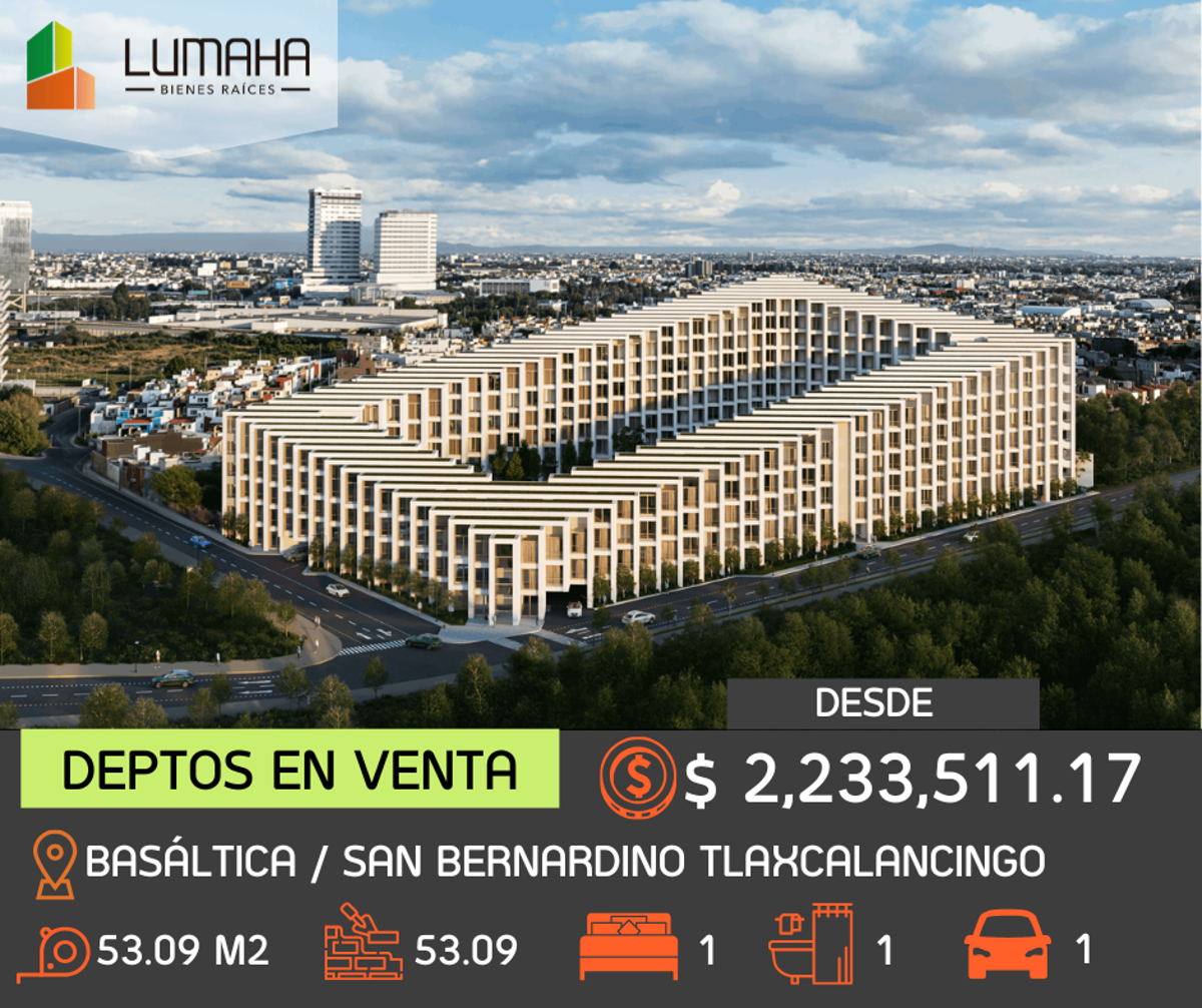 Departamento en venta en San Bernardino Tlaxcalancingo, San Andrés Cholula — foto 1 de 19