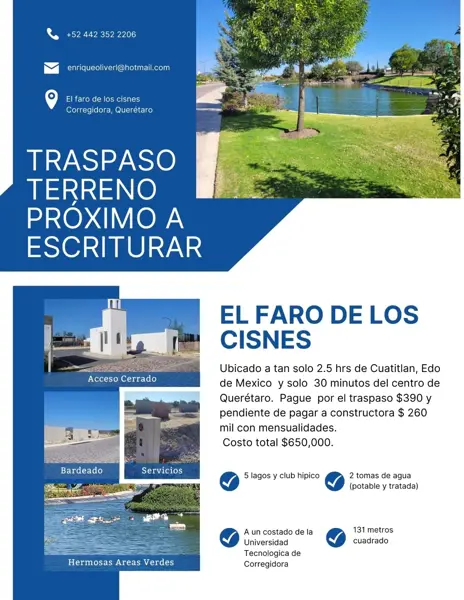Terreno en venta en La Purisima de la Cueva, Corregidora — foto 3 de 10