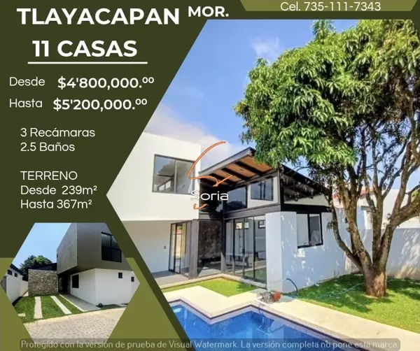CASA EN TLAYACAPAN MORELOS  CON ALBERCA