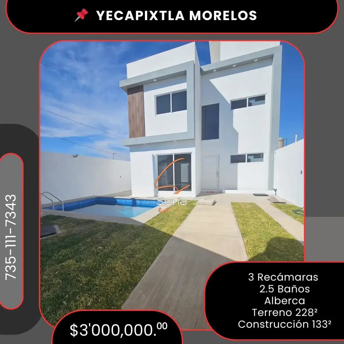 Casa en venta en Yecapixtla, Yecapixtla — foto 1 de 9