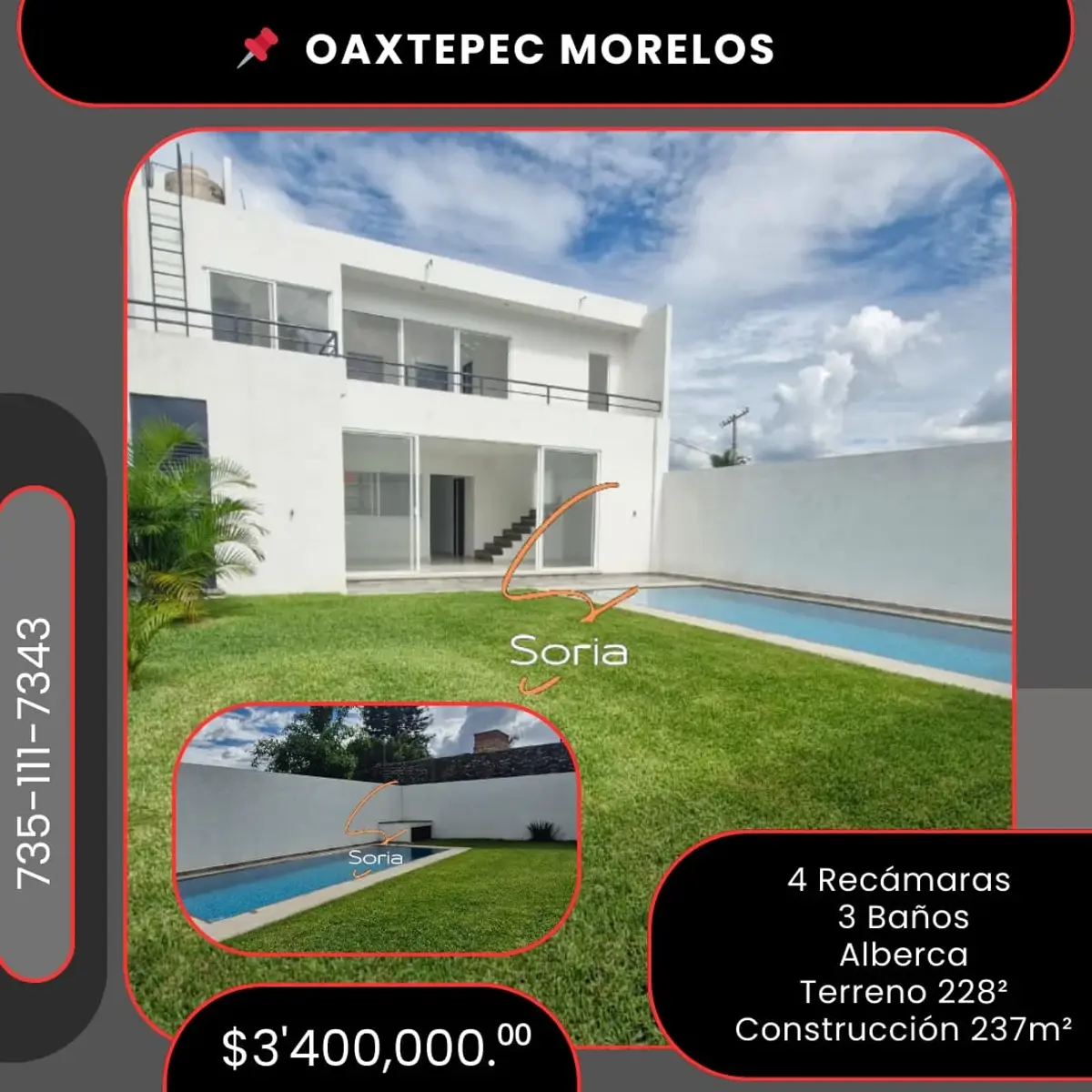 Casa en venta en Oaxtepec Centro, Yautepec — foto 1 de 17