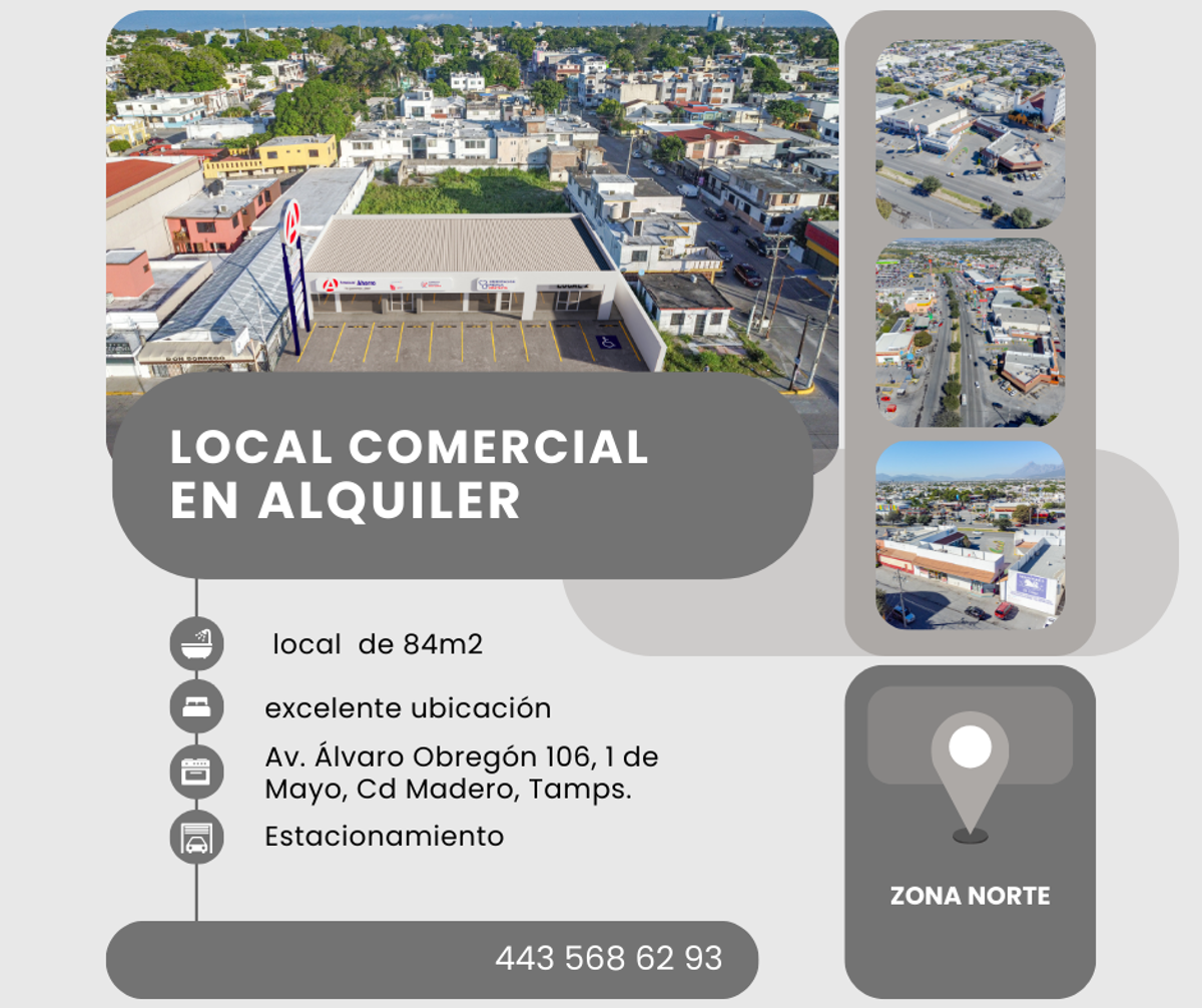 Local en renta en Primero de Mayo, Ciudad Madero — foto 1 de 3