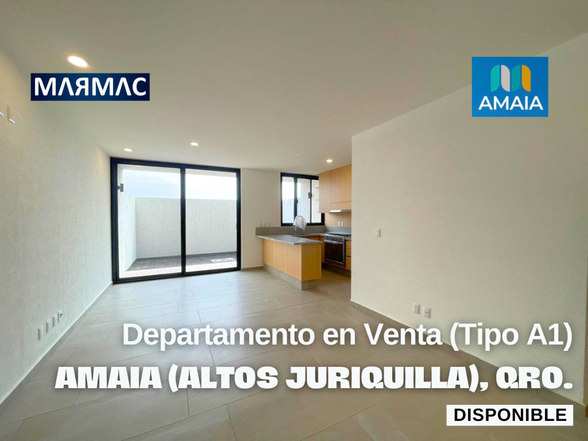 Departamento Modelo A1 en Venta | AMAIA (Altos Juriquilla) | Querétaro, Qro, Departamento Modelo A1 en Venta | AMAIA (Altos Juriquilla) | Querétaro, Qro,