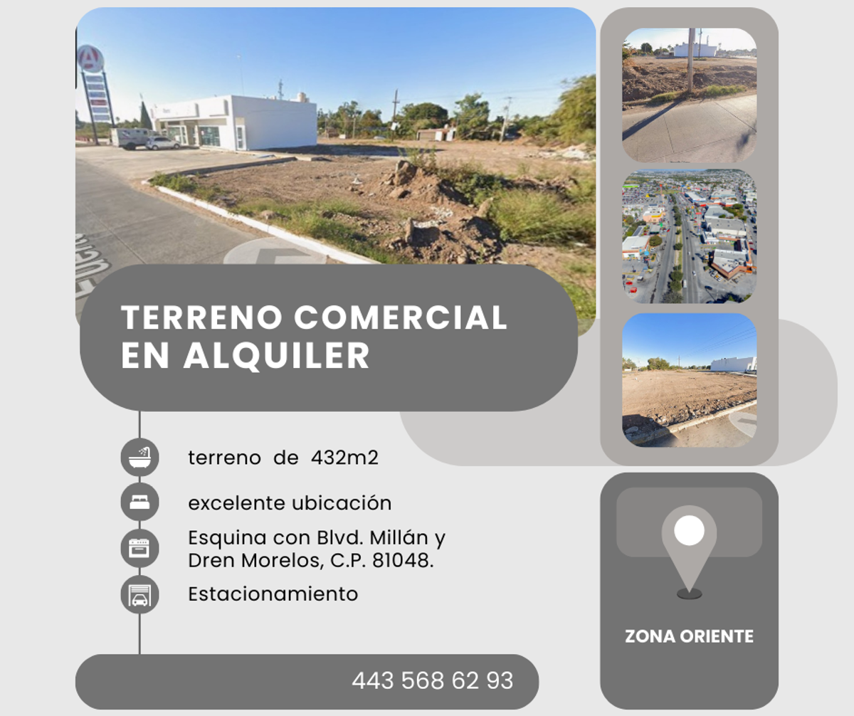 Terreno en renta en Lomas del Mar, Guasave — foto 1 de 5