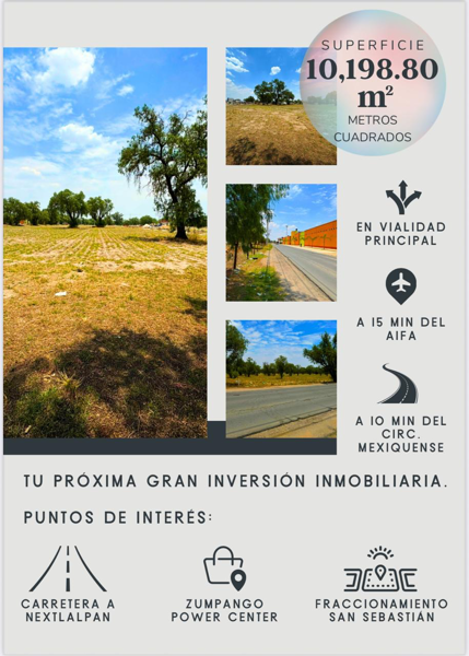 Terreno en venta en San Sebastian, Zumpango — foto 2 de 4