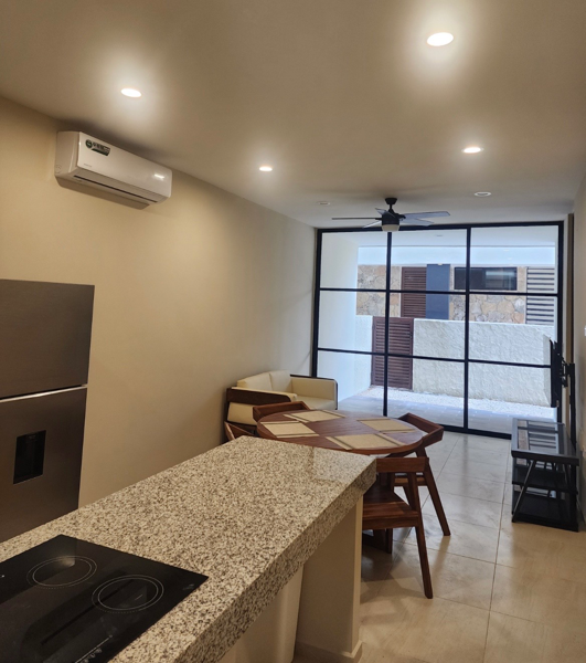 SE RENTA DEPA AMUEBLADO EN PLANTA BAJA CHOLUL MERIDA YUCATAN