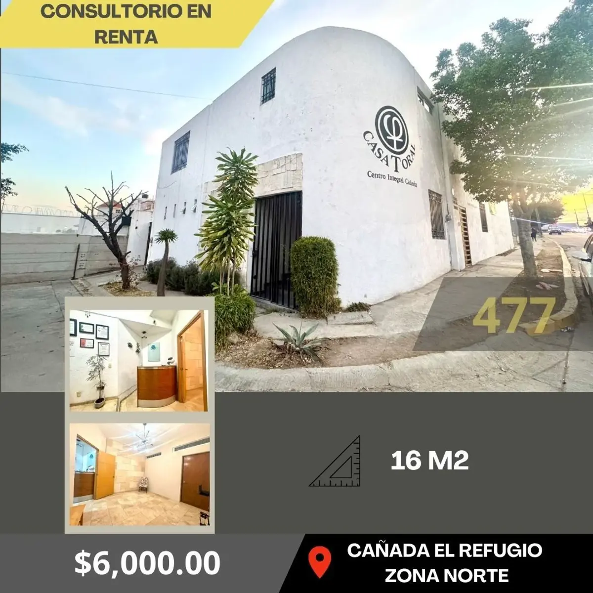 Consultorio en renta en Cañada del Refugio, León — foto 1 de 5