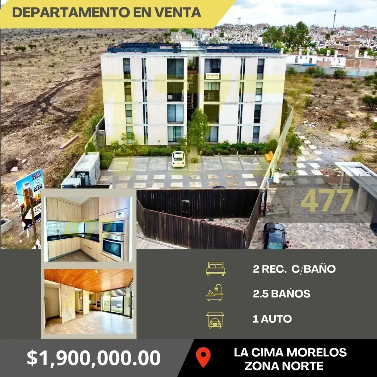 Departamento en venta en Complejo la Cima, León — foto 1 de 17