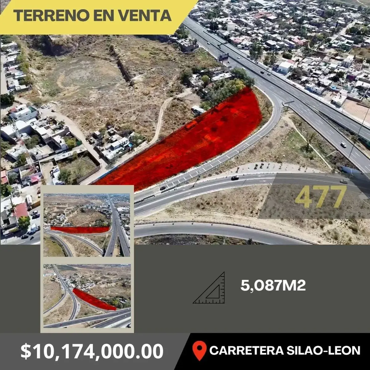 Terreno en venta en El Dorado, León — foto 1 de 7
