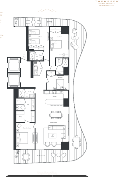 Departamento en Venta en Zona Hotelera Norte, Puerto Vallarta, Jalisco 2