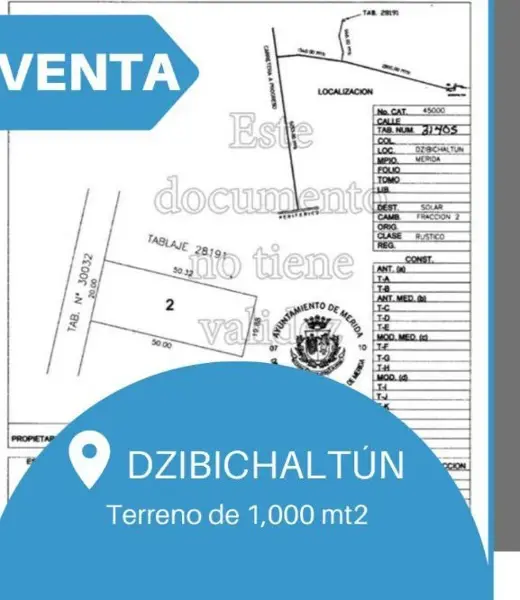 Terreno en Venta, Zona Country, Mérida Yucatán, 1000 mts, universidad anahuac mayab