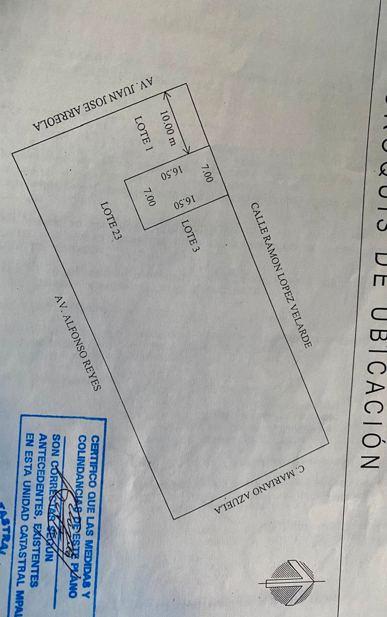 Terreno en venta en San Agustín, Torreón — foto 1 de 3