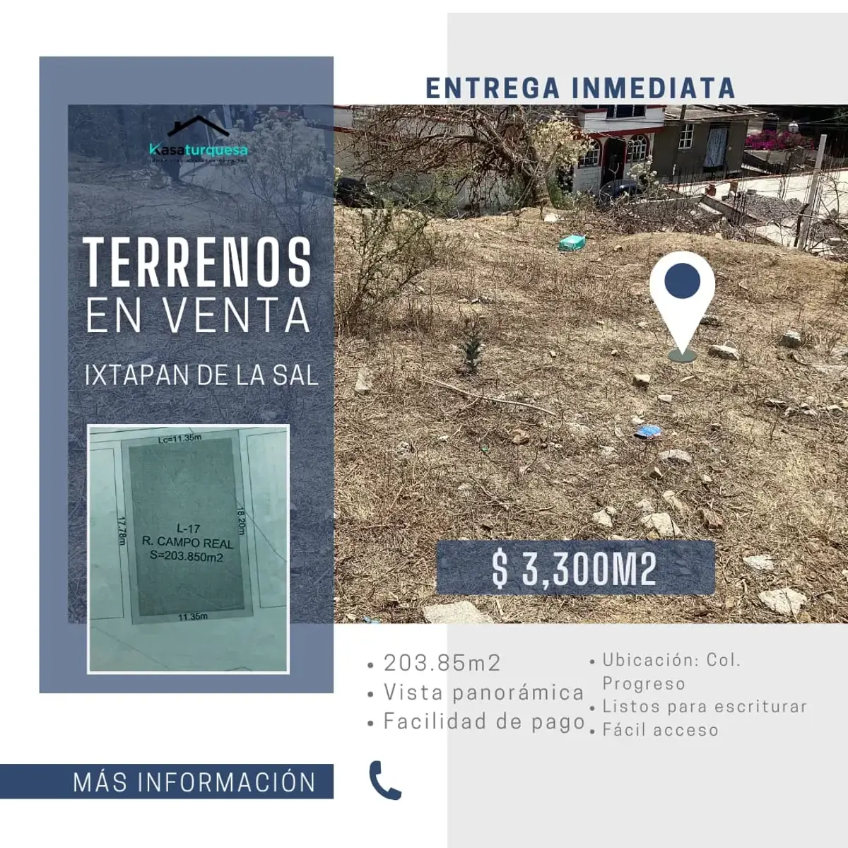 Terreno en venta en El Progreso, Ixtapan de la Sal — foto 1 de 14