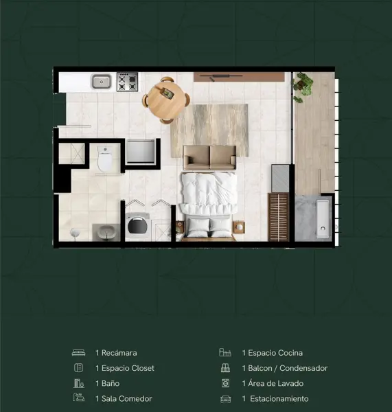 Departamento en venta en Centro, Monterrey — foto 3 de 12