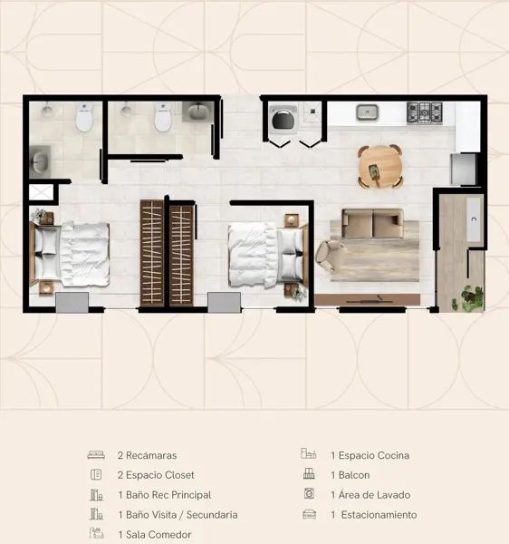 Departamento en venta en Centro, Monterrey — foto 3 de 12