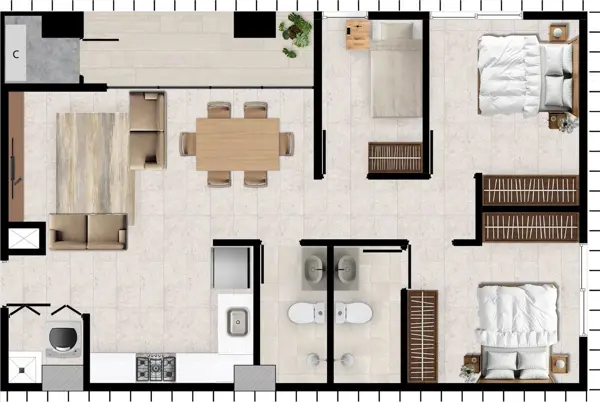 Departamento en venta en Centro, Monterrey — foto 2 de 12