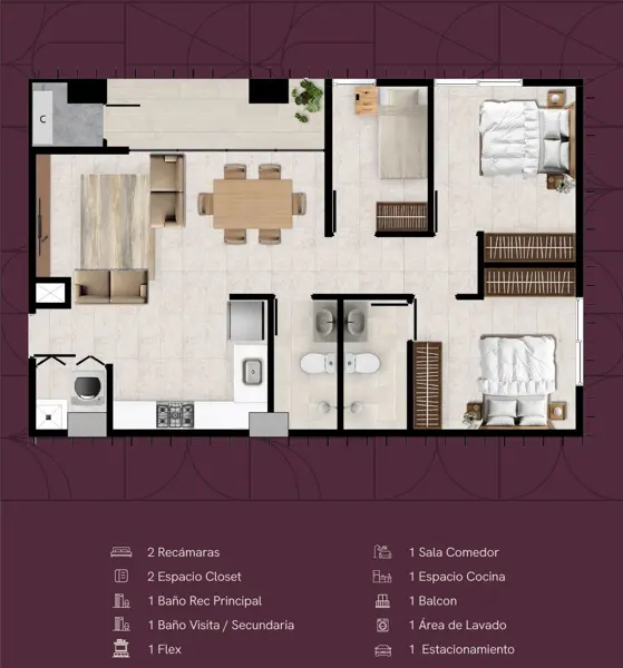 Departamento en venta en Centro, Monterrey — foto 3 de 12