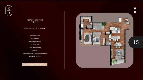 Departamento en venta en Zona Loma Larga Oriente, San Pedro Garza García — foto 3 de 5