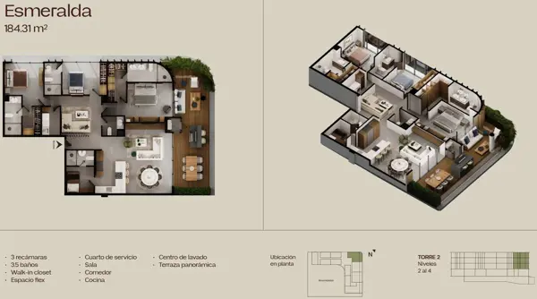 Departamento en venta en El Encino, Monterrey — foto 2 de 12