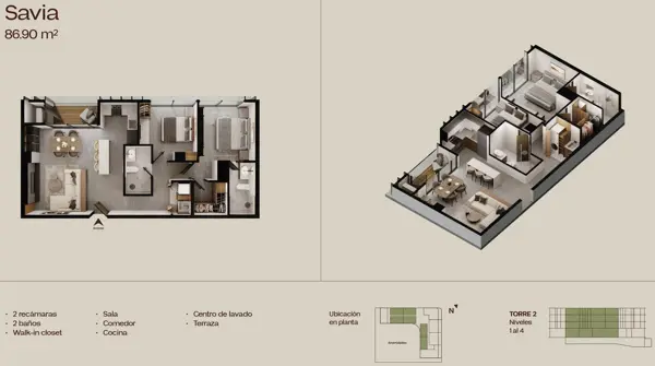 Departamento en venta en El Encino, Monterrey — foto 3 de 12