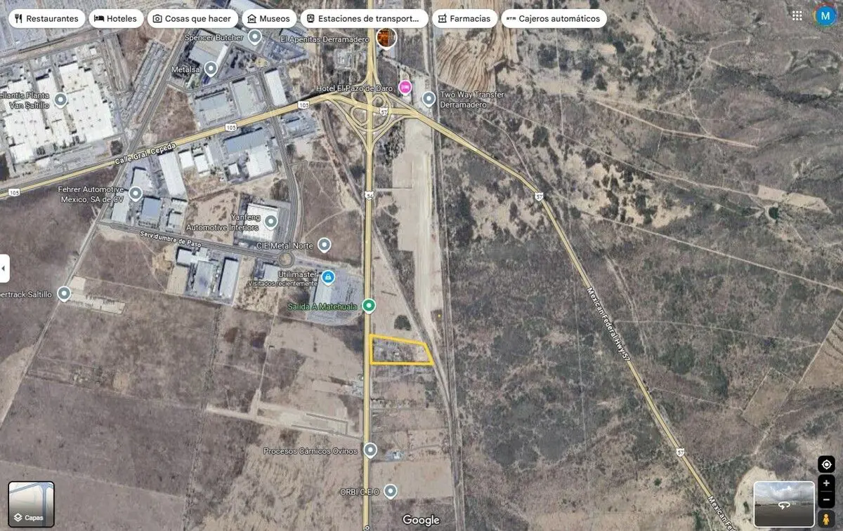 Terreno en venta en Parque Industrial Derramadero, Saltillo — foto 1 de 6