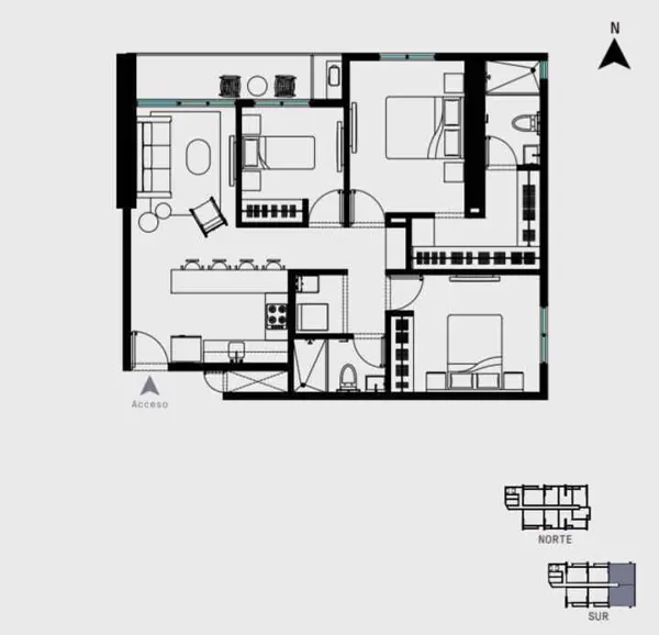 Departamento en venta en Infonavit la Huasteca, Santa Catarina — foto 3 de 14