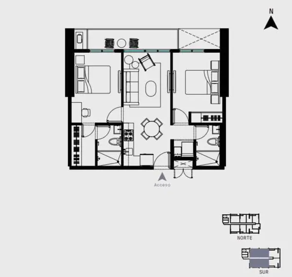 Departamento en venta en Infonavit la Huasteca, Santa Catarina — foto 2 de 14