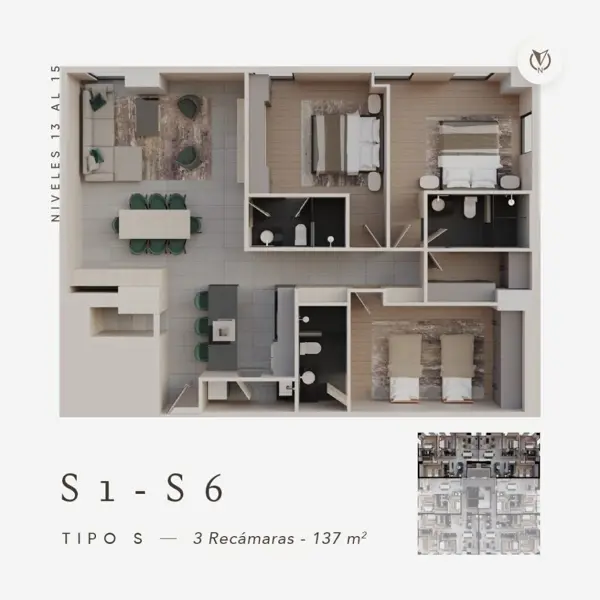 Departamento en venta en Privada Valle Poniente, Santa Catarina — foto 3 de 18