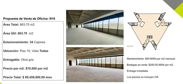 Oficina en venta en Zona Valle Oriente, San Pedro Garza García — foto 2 de 2