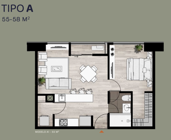 Departamento en venta en Centro, Monterrey — foto 2 de 10