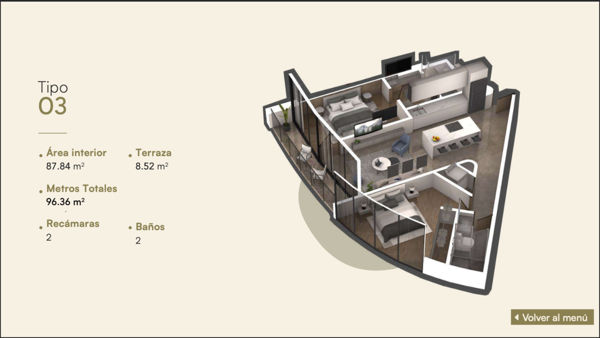 Departamento en venta en Santa Maria, Monterrey — foto 2 de 13