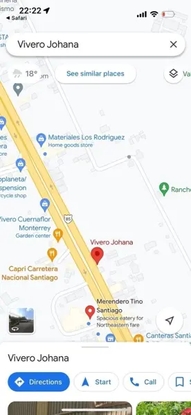 Terreno en venta en Los Rodriguez, Santiago — foto 2 de 3