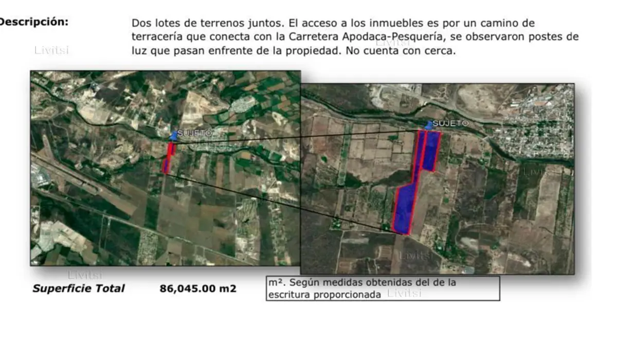 Terreno en venta en Colinas del Aeropuerto, Pesquería