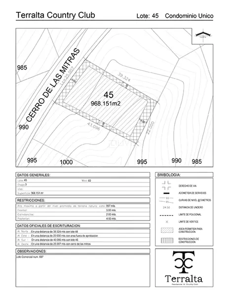 Terreno en venta en Terralta Residencial Country Club, García — foto 2 de 2