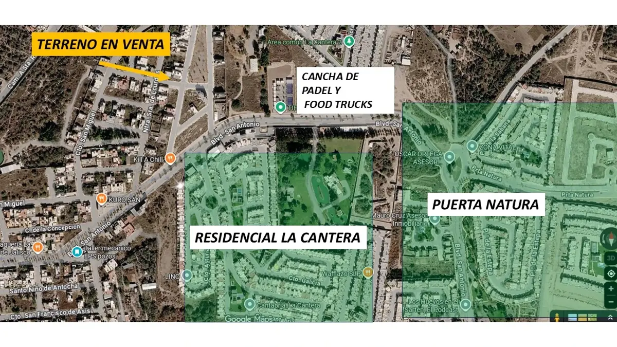 Terreno en venta en Residencial la Cantera, Villa de Pozos — foto 1 de 5