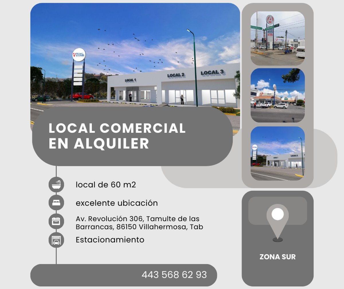 Local en renta en Tamulte de las Barrancas, Centro — foto 1 de 4
