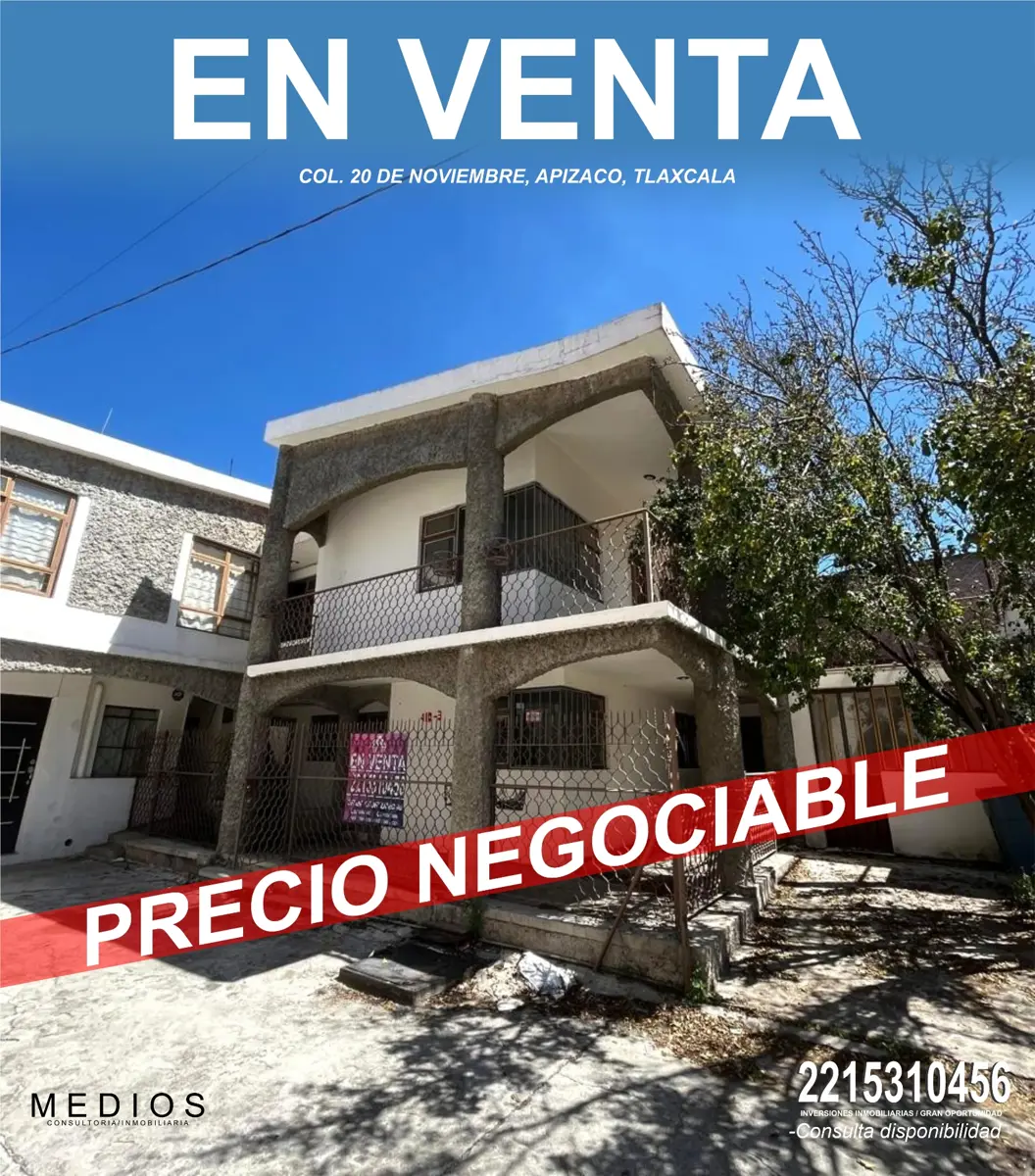 Casa en venta en Centro, Apizaco — foto 1 de 13
