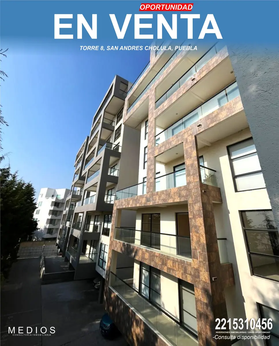 Departamento en venta en San Andrés Cholula Centro, San Andrés Cholula — foto 1 de 15