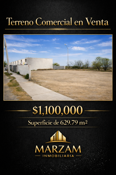 Terreno comercial en Villas del arco