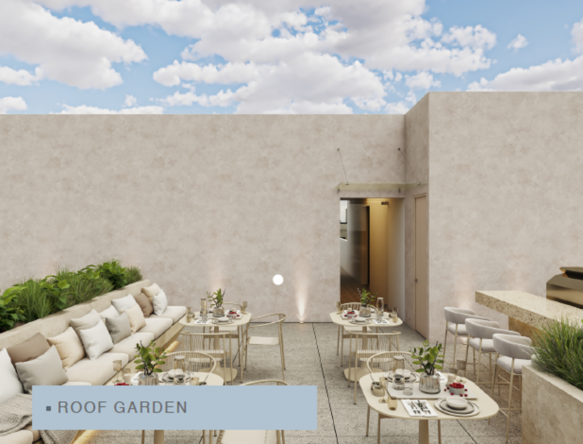 Vista 3 de Fabuloso Garden House de Lujo con Patio a Precio de Pre- Preventa.