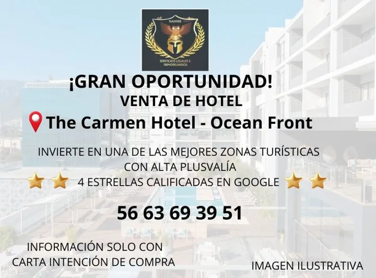 Hotel en venta en Playa del Carmen Centro, Playa del Carmen