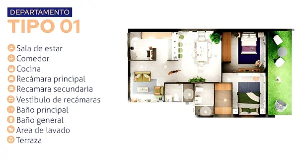 Departamento en venta en Santa Ana Jilotzingo, Jilotzingo — foto 2 de 6