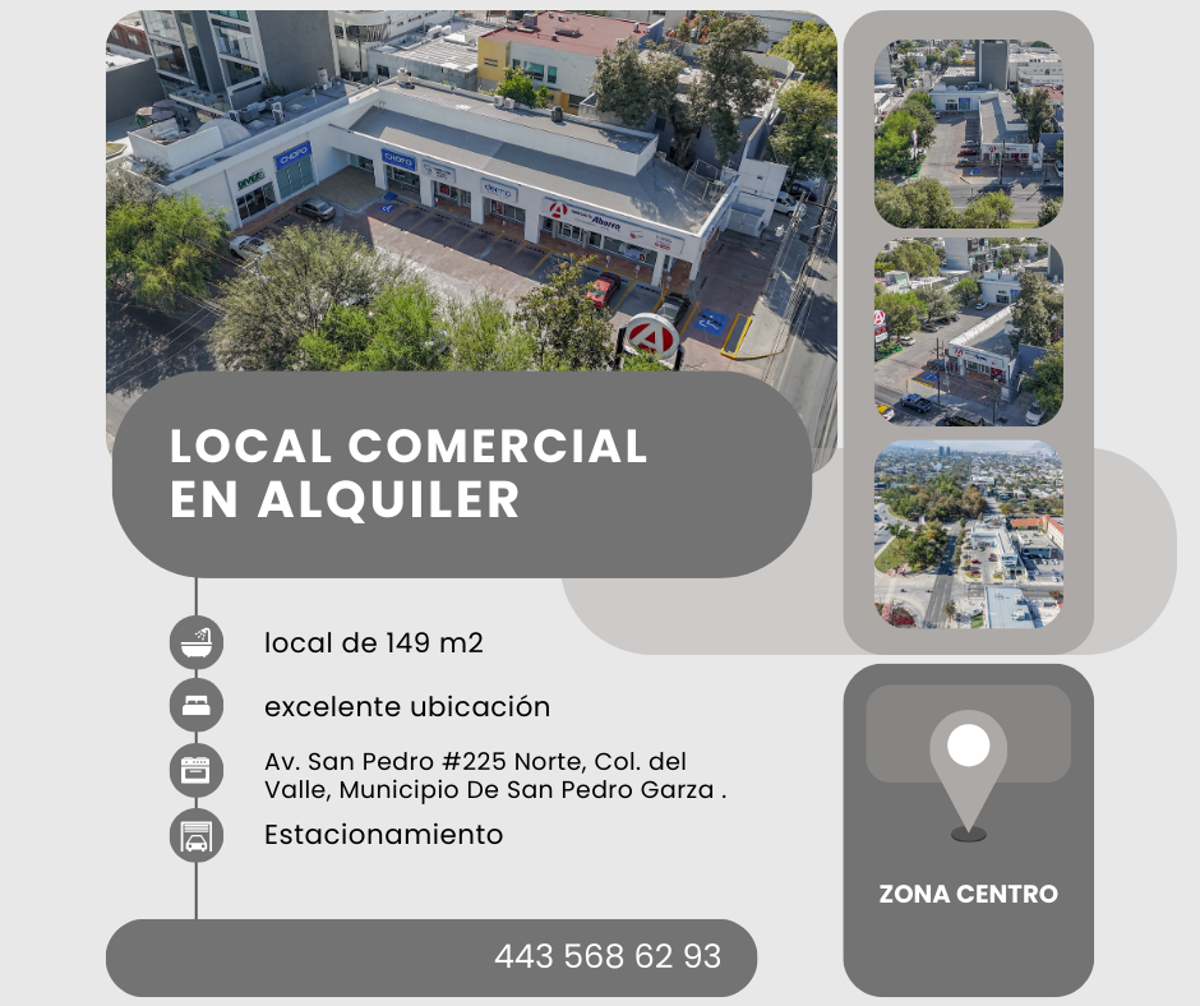 Local en renta en Del Valle, San Pedro Garza García — foto 1 de 5